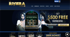 Desktop Screenshot of larivieracasino.com